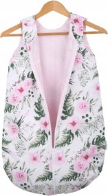 ShopJK SAC DE DORMIT PENTRU COPII - BUMBAC - TRANDAFIRI