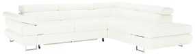 Coltar extensibil BUTON R dreapta alb, 275/225/71 cm