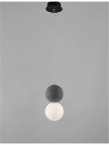 Pendul design modern ZERO, beton gri NVL-9704191