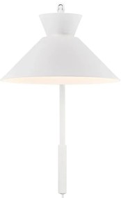 Aplica de perete design modern Dial alb