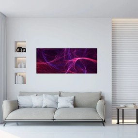 Tablou abstract cu linii curbe (120x50 cm), în 40 de alte dimensiuni noi