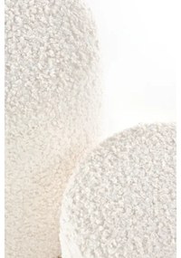 SET 2x taburet CANCUN d. 31/38 cm alb/maro