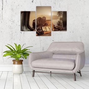 Tablou - Natura moartă, pescuit (90x60 cm)