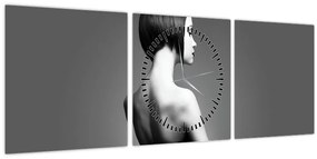 Tablou - Femeie elegentă (cu ceas) (90x30 cm)