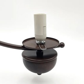 Lustră pe lanț Brilagi COTTAGE 3xE14/40W/230V stejar/maro