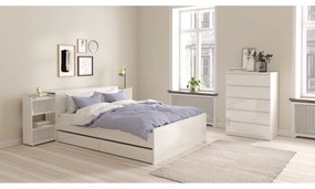 Pat matrimonial alb 160x200 cm Naia – Tvilum