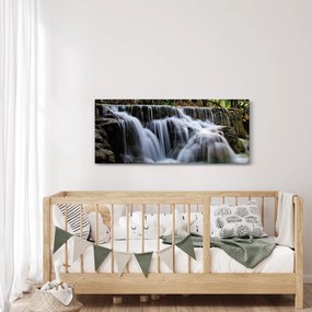 Tablou - Cascadă în junglă (120x50 cm)
