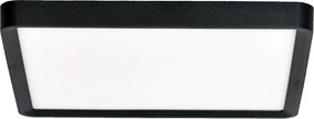 Fulgur s-43101 - Plafonieră LED NOMY, 24 W, 230 V, CCT, IP40, 30 x 30 cm, neagră