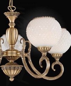 Candelabru din alama cu 5 brate design italian 8450