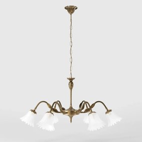 Candelabru din alama cu detalii gravate Dalida