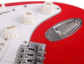Set de chitară electronică pentru începători, difuzor cadou, Roșu