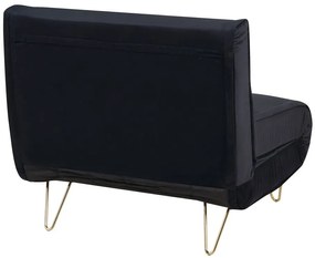 Fotoliu extensibil Vignette (negru) . 1076405