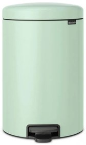 Cos de gunoi cu pedala Brabantia NewIcon 1008847, 20 L, Inchidere lina, Baza antiderapanta, Verde deschis