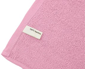 Prosop copii Bella roz 30x50 cm, 100% bumbac