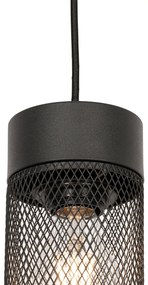 Lampă industrială suspendată neagră - Jim