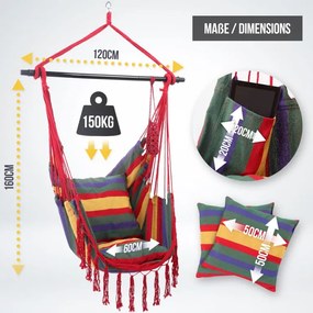 MIADOMODO Balansoar suspendat, colorat