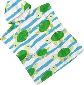 Poncho pentru copii TURTLES verde