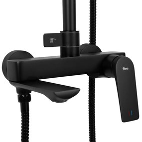 Rea Avalon set cada si dus perete da negru REA-P8811