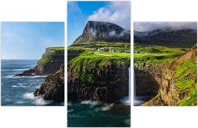 Tablou - Cascada Múlafossur (90x60 cm)