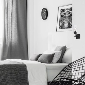 Aplica de perete design modern Prudence negru