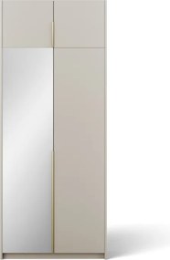 Dulap Alera II with top extension – Hinged – cu oglindă – 100x58x250 cm – Cașmir – Alera II with top extension – Hinged Dulap – Varianta 2