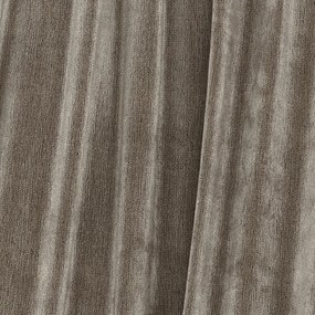 Pat boxspring maro deschis cu spațiu de depozitare 200x200 cm Ava – Maison de Rêve