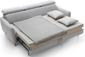 Canapea lemn masiv extensibilă Hugo 226×81/96×99 cm
