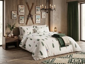 Lenjerie de pat din flanel SKIORA bej Dimensiune lenjerie de pat: 2 buc 70 x 90 cm | 200 x 220 cm