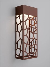 Aplica LED pentru exterior design arhitectural RAGNO corten