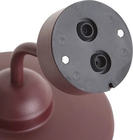 Lampă de perete pentru exterior roșu închis IP44 - Munich