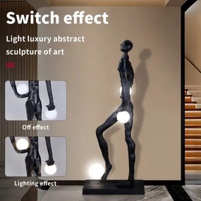 Immax 08805XL - Lampadar SILUETTE 3xE27/60W/230V 185 cm Aura