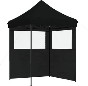 vidaXL Cort pentru Petreceri Negru 200 x 200 x 306 cm Material Oxford