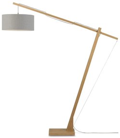 Lampadar eco din bambus Montblanc 4723 natur/ gri deschis