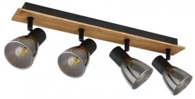 Plafoniera rustica 4 becuri E14 Claude 54307-4W Globo