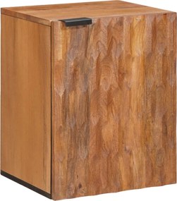 vidaXL Dulap Suspendat pentru Baie cu raft cu ușă Maro 38 x 33 x 48 cm