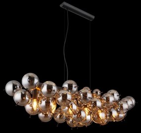 Globo 15633H1S - Lustra suspendată pe cablu UDO 6xE14/25W/230V negru