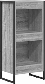 vidaXL Dulap pentru cărți Gri Sonoma 80 x 30 x 155 cm Lemn compozit