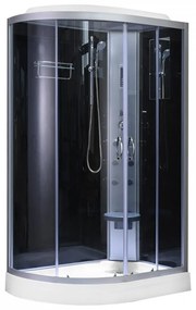 Cabină de duș cu hidromasaj Aria cu instalare pe partea dreaptă