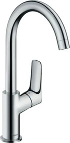 Baterie lavoar Hansgrohe Logis crom cu pipa pivotanta