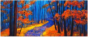 Tablou - Pădurea toamna (120x50 cm)
