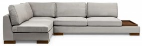 Coltar Tulip Corner Left With Pouf, Gri Deschis