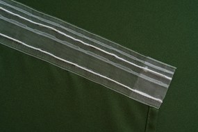 Draperie OXFORD LIGHT 140x250 cm, verde inchis Agatat: Inele metalice