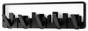 Cuier de perete negru din plastic Skyline – Umbra
