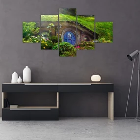 Tablou - Orasul Hobitin (125x70 cm), în 40 de alte dimensiuni noi