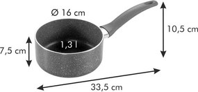 Cratiță Tescoma Manico Rosso 16 cm, 1,3 l