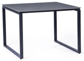 Set 2 scaune din ratan Carla și masă neagră Strong - Bonami Essentials