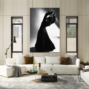 Tablou Canvas, 20x30cm, Dormitor si Living, Femei, Siluete, Full Shot Dancer