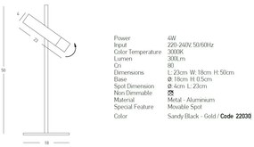 Veioza/Lampa LED de masa design modern minimalist Lary
