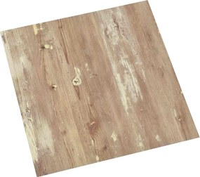 vidaXL Plăci de Pardoseală 55 pcs Maro 5,11 m² PVC