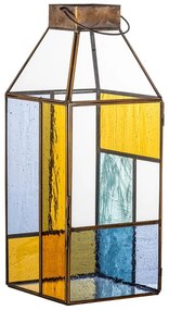 Felinar din sticlă (înălțime 38 cm) Drew – Bloomingville